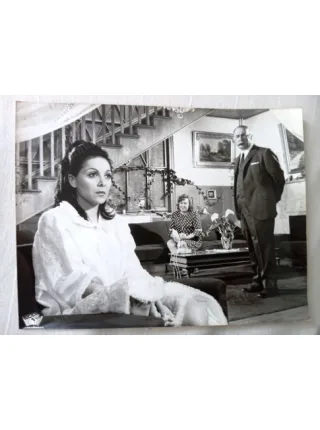 Sosyete Şakir 1970 - Ali Şen Mürüvvet Sim Gülsüm Kamu * Siyah Beyaz / Set Fotosu