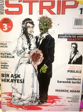 Rodeo Strip - Sinemaskop Çizgiler Dergisi Sayı 11 Çizgilerle Brat Pitt, Bir Aşk Hikayesi / Cem Özüduru, Ceyno / Yalçın Didman, Haskoç Adam, Mor Bulut