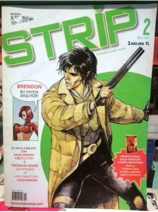 Rodeo Strip - Sinemaskop Çizgiler Dergisi Sayı 2 PırılKız, İman, Brendon, Kırmızı Pelerinli Aktörler