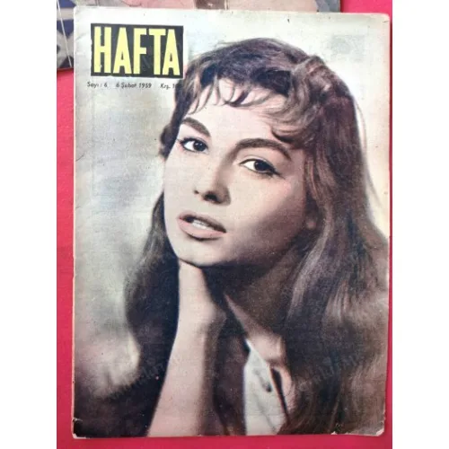 HAFTA 6 Kapak Rosanna Schiffino, Nuri ve Zekiye Has, Türk Çadırları, Ay, Nostradamus Kehanetleri, Miyokard Enfaktüs, Vecdi Bingöl