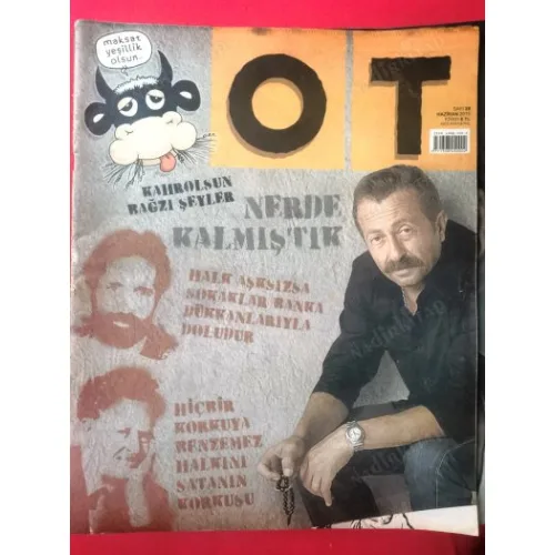 OT Dergisi 28 Kapak Ercan Can, Nazım, Nazan Öncel, Murat Menteş, Burak Aksak, Ali Atay, Vassaf, Boratav,