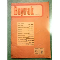 BAYRAK 2 Gelişen Cemiyetlerde Eğitim Mehmet Kaplan, Aşka Ahlakının Sonrası Hilmi Ziya Ülken, Kenan Okan, Mehmet turgut, Cahid Okurer