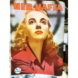 Her Hafta Dergisi 3 1947 İpnotizma, Bacak Modası, Haile Selasiye, Taksim Gazinosunda Dedi Kodu Yazan Gece Kuşu, Elin Dili Falı,