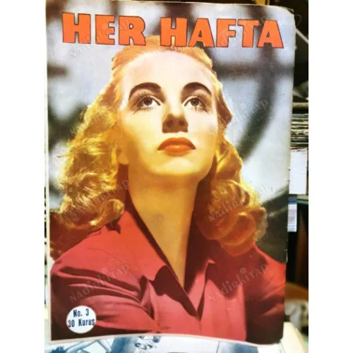 Her Hafta Dergisi 3 1947 İpnotizma, Bacak Modası, Haile Selasiye, Taksim Gazinosunda Dedi Kodu Yazan Gece Kuşu, Elin Dili Falı,