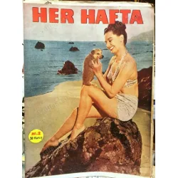 Her Hafta Dergisi 2 1947 Süleymaniye, Şemdinli Tütünü, Ressam Petti (Petty), Hitler, Elin Dili Fal