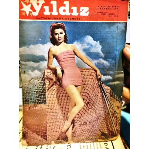 Yıldız 28 Kapak Vera Ellen, Sevim ve Tomrsi Kardeşler, Ayla Bilge