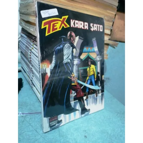 Tex (Teks) Maceraperest Çizgiler Sayı 188 * Kara Şato (204 lük seri) Shrink Ambalajlı Yeni
