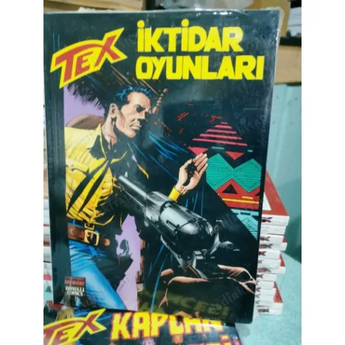 Tex (Teks) Maceraperest Çizgiler Sayı 186 * İktidar Oyunları (204 lük seri) Shrink Ambalajında Yeni