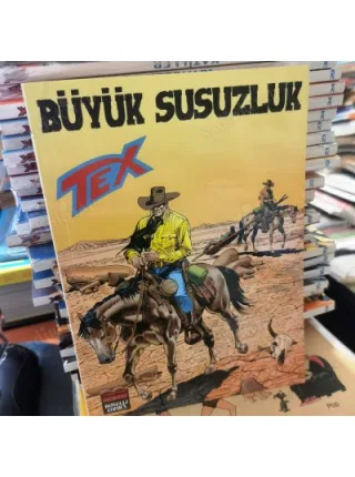 Tex (Teks) Maceraperest Çizgiler Sayı 185 * Büyük Susuzluk (204 lük seri) Shrink Ambalajında Yeni