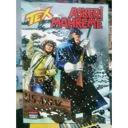 Tex (Teks) Maceraperest Çizgiler Sayı 149 * Askeri Mahkeme (204 lük seri) Shrink Ambalajında YENİ