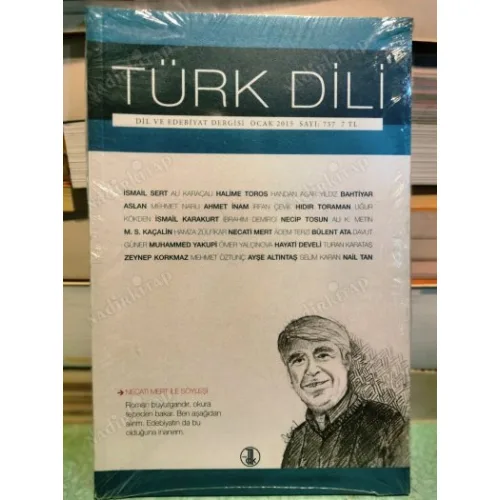 Türk Dili 757 Necati Mert ile Söyleşi, (Ambalajında YENİ)