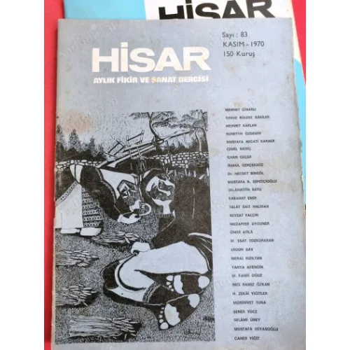 Hisar 83 Milli Rönesans Mehmet Kaplan, Edebiyat ve Sosyoloji Cemil Meriç, İlhan Geçer,
