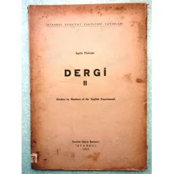 İngiliz Filolojisi Dergisi II (Studies By Members Of The English Department, University Of İstanbul)