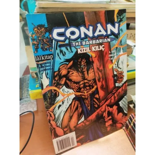 Conan The Barbarian * Lal * Sayı 4 Kızıl Kılıç * Tam Macera Kuşe Baskı Renkli