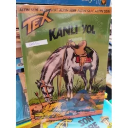 Tex (Teks) Sayı 74 Kanlı Yol (Altın Seri Tex Özel Kartlı 168 sayılık) Shrink Ambalajında Yeni Tex (Teks) Sayı 74 Kanlı Yol (Altın Seri Tex Özel Kartlı 168 sayılık) Shrink Ambalajında Yeni
