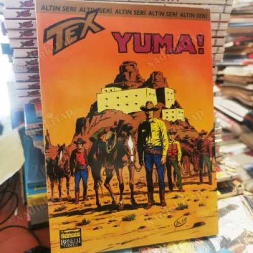 Tex (Teks) Sayı 87 YUMA! (Altın Seri Tex Özel Kartlı 168 sayılık) Ambalajında