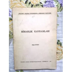 Mimarlık Kavramları 1973 İlk Basım Mimarlık Kavramları 1973 İlk Basım