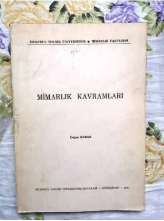 Mimarlık Kavramları 1973 İlk Basım