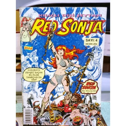 Red Sonja Kılıçlı Dişi Şeytan Sayı 4 Ölüm Tanrıçasının Gözleri (Alfa, 500 BİN Liralık 7 Sayılık Seri)