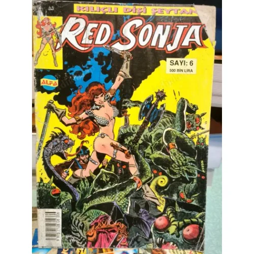 Red Sonja Kılıçlı Dişi Şeytan Sayı 6 Labirentin İblisi (Alfa, 500 BİN Liralık 7 Sayılık Seri) BKZ