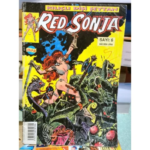 Red Sonja Kılıçlı Dişi Şeytan Sayı 6 Labirentin İblisi (Alfa, 500 BİN Liralık 7 Sayılık Seri)