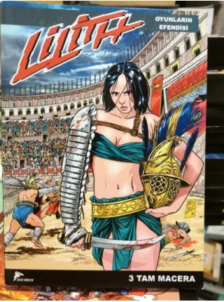 Lilith Cilt 3 | Oyunların Efendisi - Büyük Mücadele - Çalkantalı Dünya 3 Tam Macera Kapaklı (Çizgi Düşler 8 ciltlik Seri)