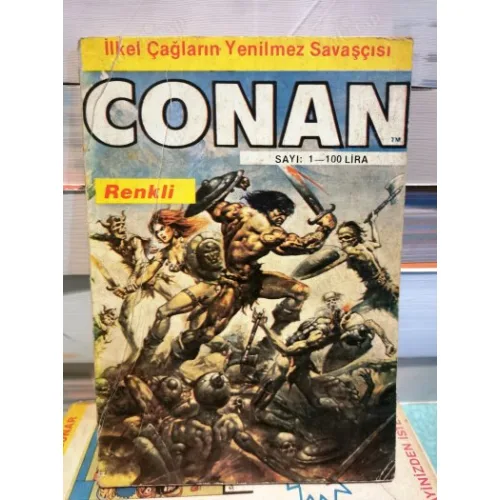 Conan Renkli Sayı 1 Canavarın Gölgesi, Kral Conan, Ölüler Salonu (Alfa)
