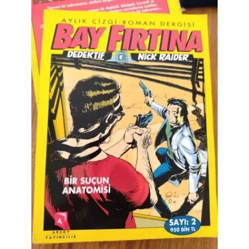 Bay Fırtına/Dedektif Nick Raider Sayı 2 / Bir Suçun Anatomisi (Tam Macera) 15 Sayılık Seri
