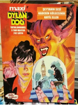 Maxi Dylan Dog 5 Hoz | 3 Tam Macera * Şeytanın Sesi * Kaderin Gölgesinde * Katil Eller