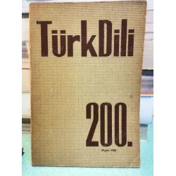 Türk Dili 200 Ahmet Hamdi Tanpınar Türk Dili 200 Ahmet Hamdi Tanpınar