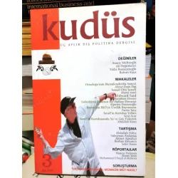 KUDÜS Dergisi 3/2003 Cinayet Devleti İsrail, Aksa İntifadası, İsrail KUDÜS Dergisi 3/2003 Cinayet Devleti İsrail, Aksa İntifadası, İsrail