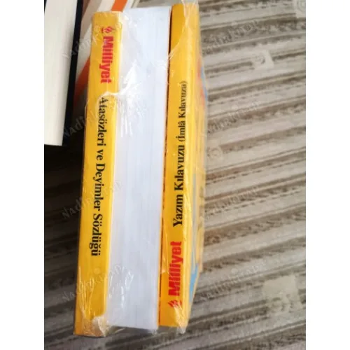 Atasözleri ve Deyimler Sözlüğü + Yazım Kılavuzu + İlköğretim Türkçe Sözlük 3 Kitap YENİ