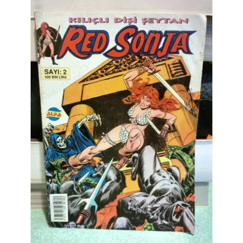 Red Sonja Kılıçlı Dişi Şeytan Sayı 2 Şatoda Dolunay Zamanı (Alfa, 500 BİN Liralık 7 Sayılık Seri)