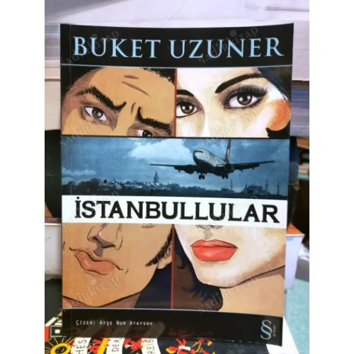 Buket Uzuner - İstanbullular illüstrasyonlu ÇizgiRoman Çizer Ayşe Nur Ataysoy Kuşe Baskı