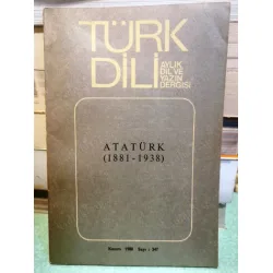 Türk Dili 347 Atatürk Özel Sayısı Türk Dili 347 Atatürk Özel Sayısı