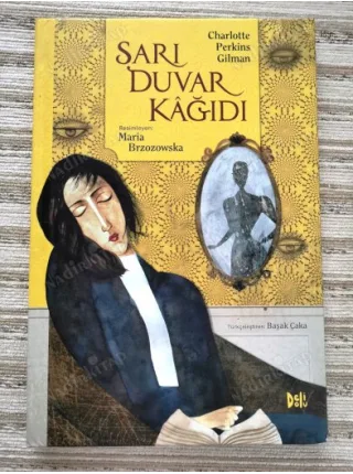 Sarı Duvar Kağıdı Ciltli Resimleyen Maria Brzozowska