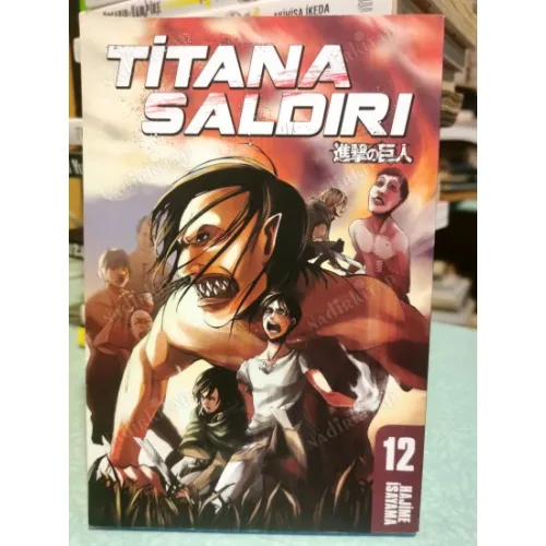 MANGA Titana Saldırı Cilt 12 [ Attack On Titan ] Şömizsiz 2016 İlk Basım