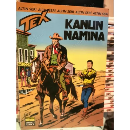 Tex (Teks) Maceraperest Çizgiler Altın Seri Sayı 142 * Kanun Namına (168 lik Seri)