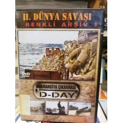 DVD D - DAY Normandiya Çıkarması II. Dünya Savaşı Renkli Arşivi DVD 6 Belgesel DVD D - DAY Normandiya Çıkarması II. Dünya Savaşı Renkli Arşivi DVD 6 Belgesel
