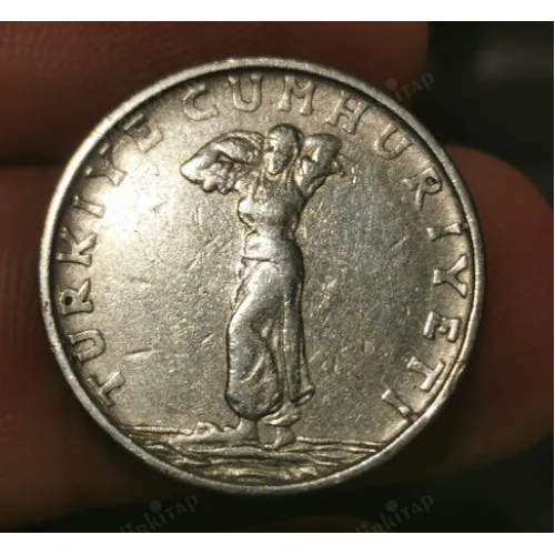 25 Yirmibeş Kuruş Türk Lirası 1962 Madeni Para
