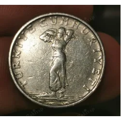 25 Yirmibeş Kuruş Türk Lirası 1973 Madeni Para