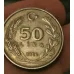 50 Elli Türk Lirası 1986 Madeni Para