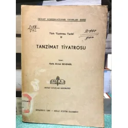 Türk Tiyatrosu Tarihi III / Tanzimat Tiyatrosu Türk Tiyatrosu Tarihi III / Tanzimat Tiyatrosu