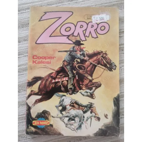 Zorro Sayı 9 Cooper Kalesi (Alfa 9 Sayılık Seri)
