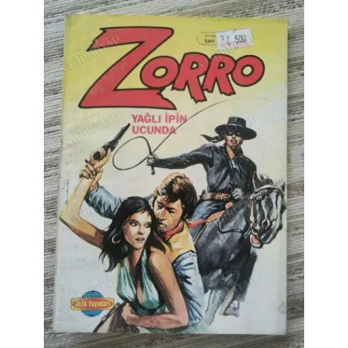Zorro Sayı 7 Yağlı İpin Ucunda (Alfa 9 Sayılık Seri)