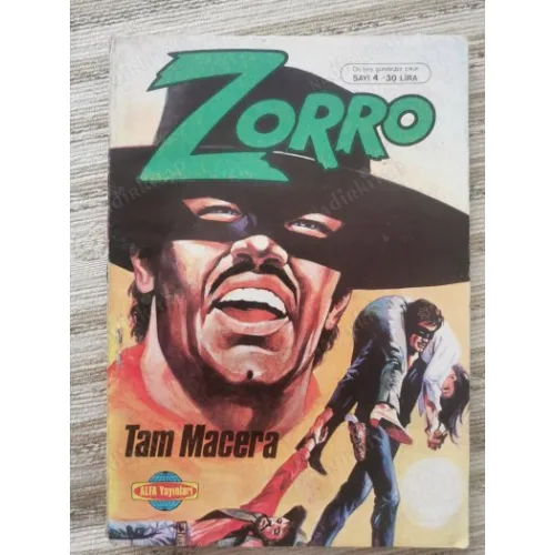 Zorro Sayı 4 Alçakların Temizlenmesi (Alfa 9 Sayılık Seri)