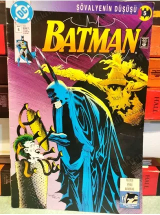 DC Batman Sayı 6 Şövalyenin Düşüşü Gecenin Terörü Orj Batman 494