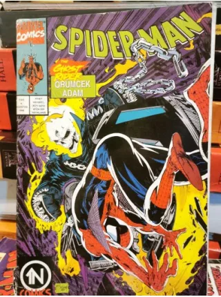 MARVEL Spider - Man Örümcek Adam Sayı 4 Maskeler Part 1 - 2 Ghost Rider Orj Spider Man 6 - 7