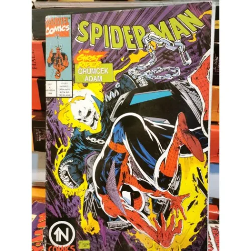 MARVEL Spider - Man Örümcek Adam Sayı 4 Maskeler Part 1 - 2 Ghost Rider Orj Spider Man 6 - 7