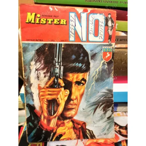 Mister No Fasikül 127 Kara Bıçak (Tay 156 Seri) 1978 Kapak Arslan Şükür BKZ